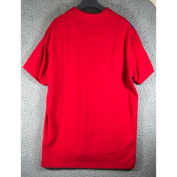 Ralph Lauren Big Pony Polo Short Sleeve Shirt Men Red L Classic Fit Rugby Golf - Picture 3 of 13